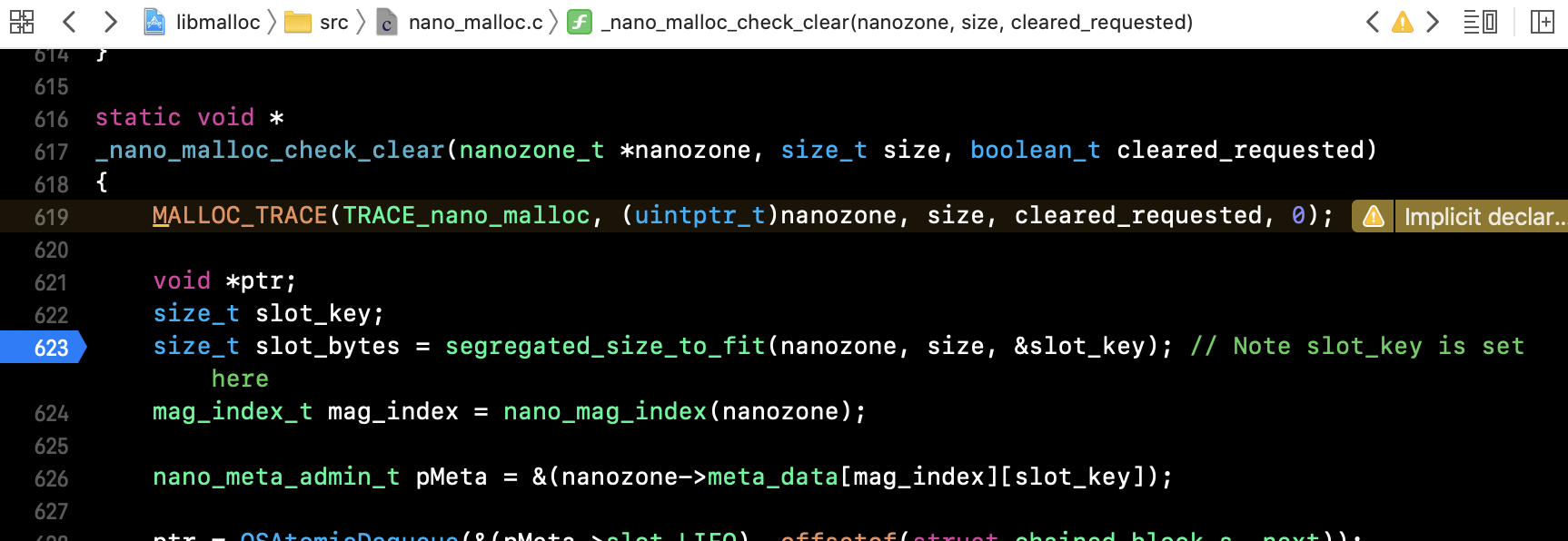 计算开辟空间大小入口