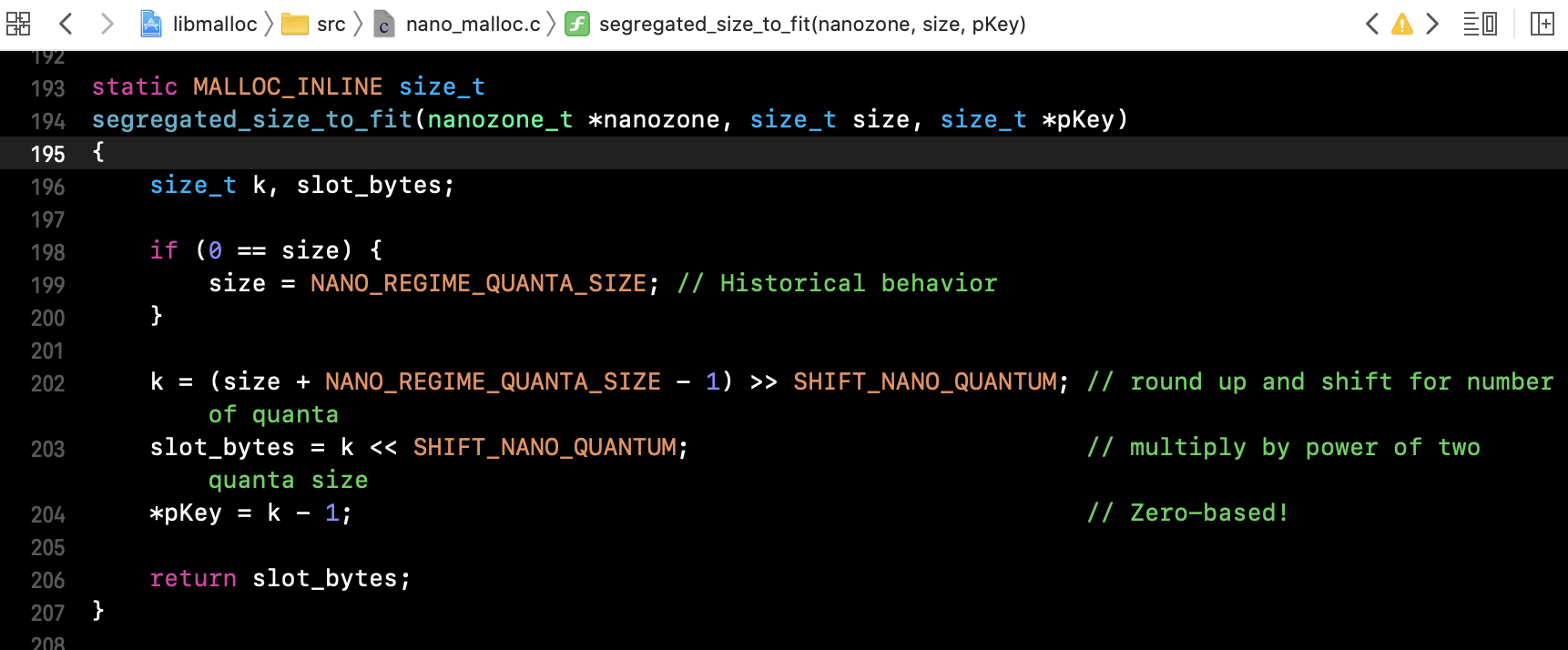 计算开辟空间大小